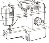 JONES BROTHER Model VX561 Sewing Machine  Instruction Manual (Printed)