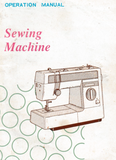 BROTHER VX1060, VX1080, VX1090, VX2010 & VX960 Sewing Machine Instruction Manual (Printed)