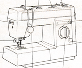 BROTHER VX1060, VX1080, VX1090, VX2010 & VX960 Sewing Machine Instruction Manual (Printed)
