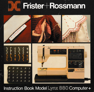 Frister + Rossmann Lynx 880 Instruction Manual (Download)