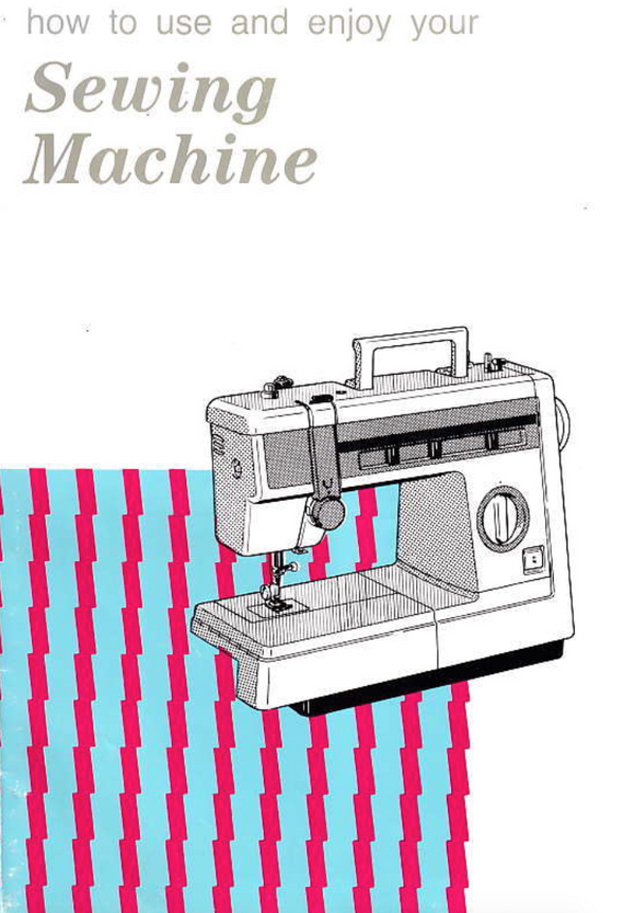 JONES BROTHER Model VX2080 & VX2083 Sewing Machine  Instruction Manual (Printed)