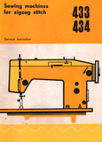 SEAMSTRESS Models 433 & 434 Sewing Machine  Instruction Manual (Printed)