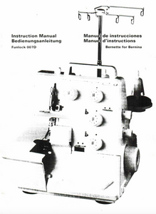 BERNINA 007D Funlock Instruction Manual (Printed)