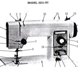CROWN POINT Models SZA-705, SZA-707, SZA-708 & SZA-708-BH Instructions (Printed)